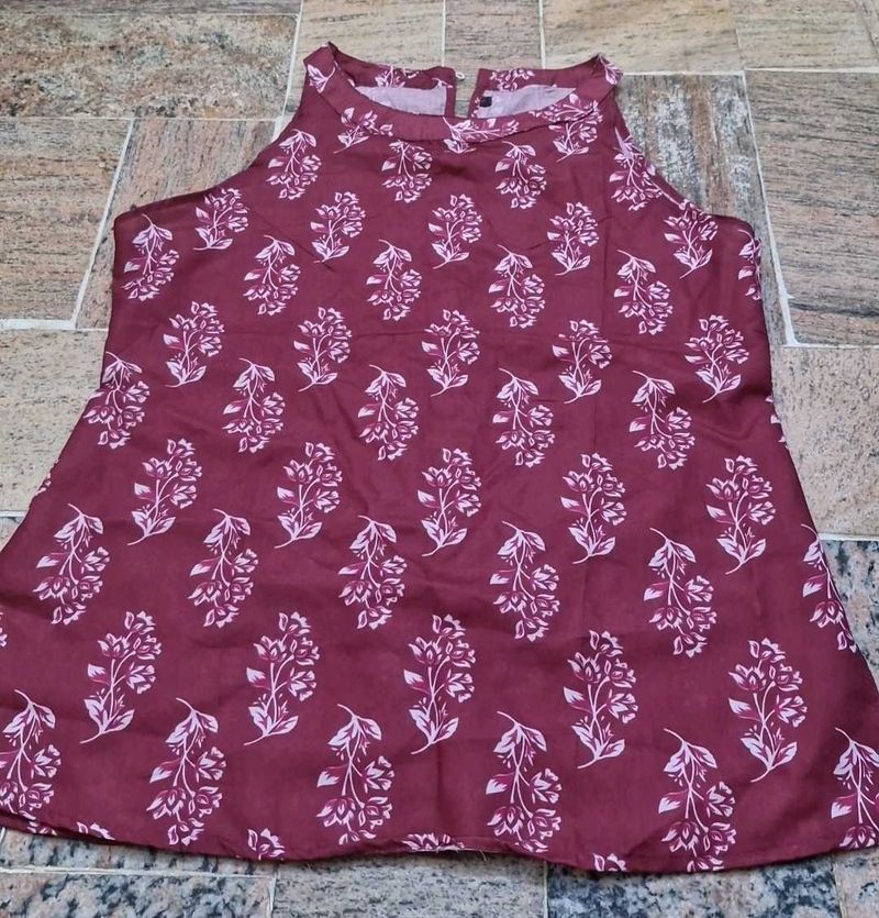 Floral Sleeveless Tank Top