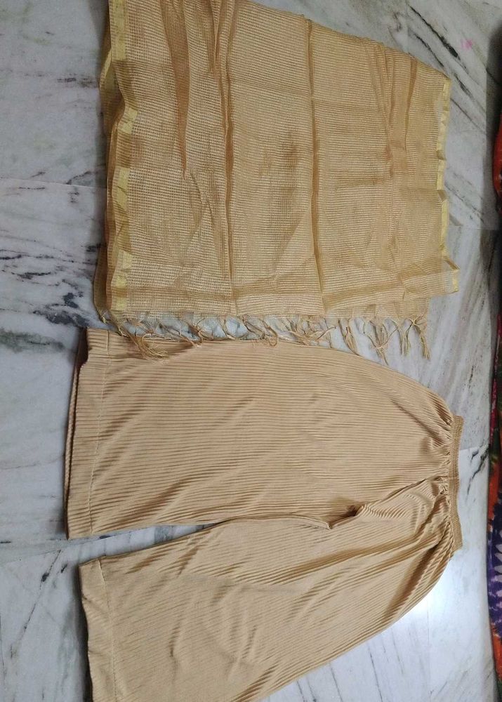 Palazzo Pants &amp; Dupatta Set