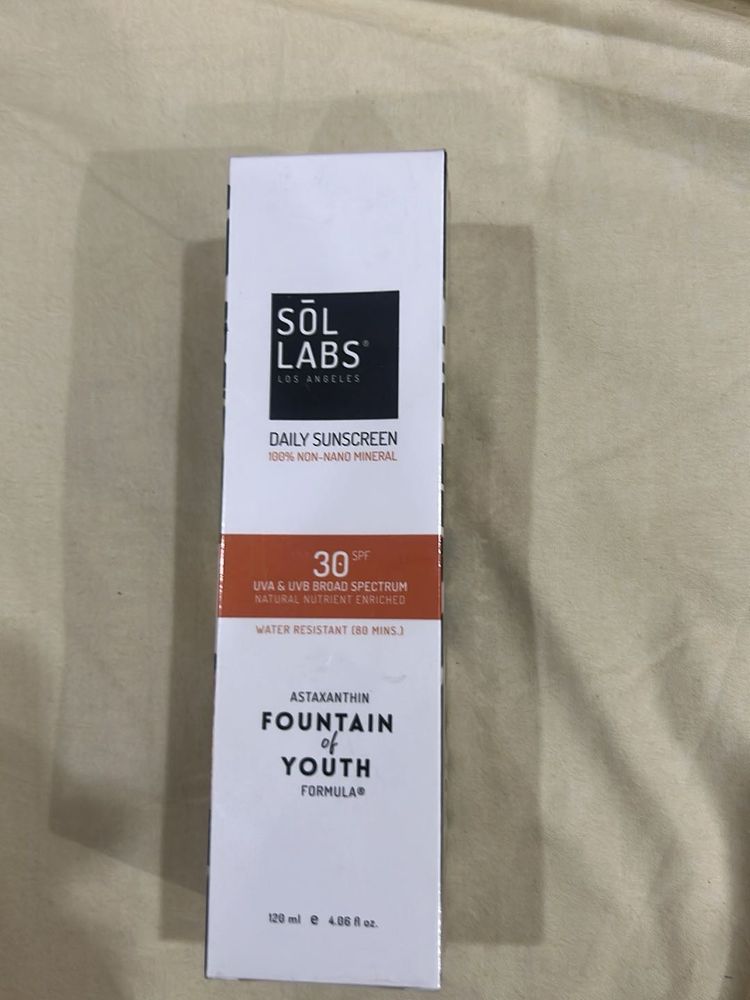 Sol Labs Sunscreen SPF 30