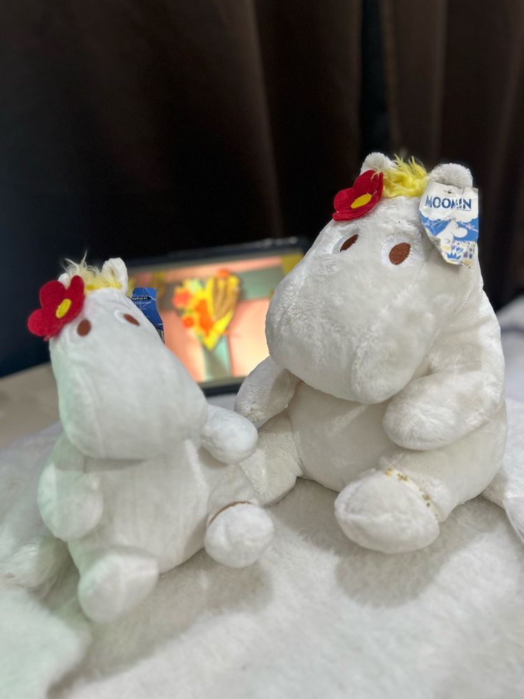 Moomin Plush Toy Set with tag