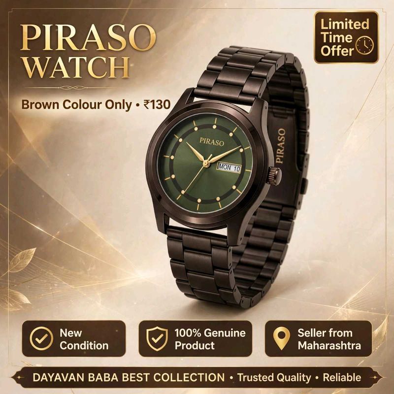 PIRASO Brown Watch - Limited Offer!