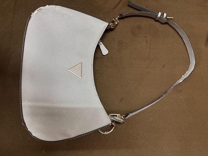 GUESS Women Textured Structured Shoulder Bag