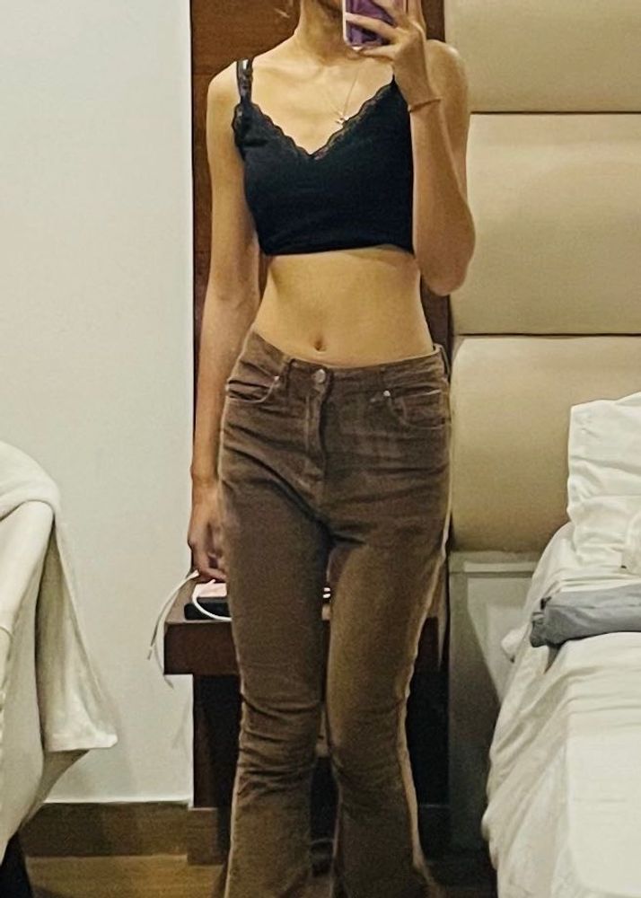 Stylish Brown Corduroy Jeans