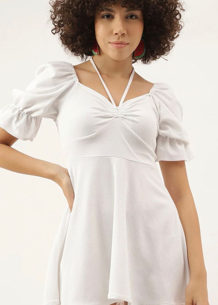 aahwaan white dress