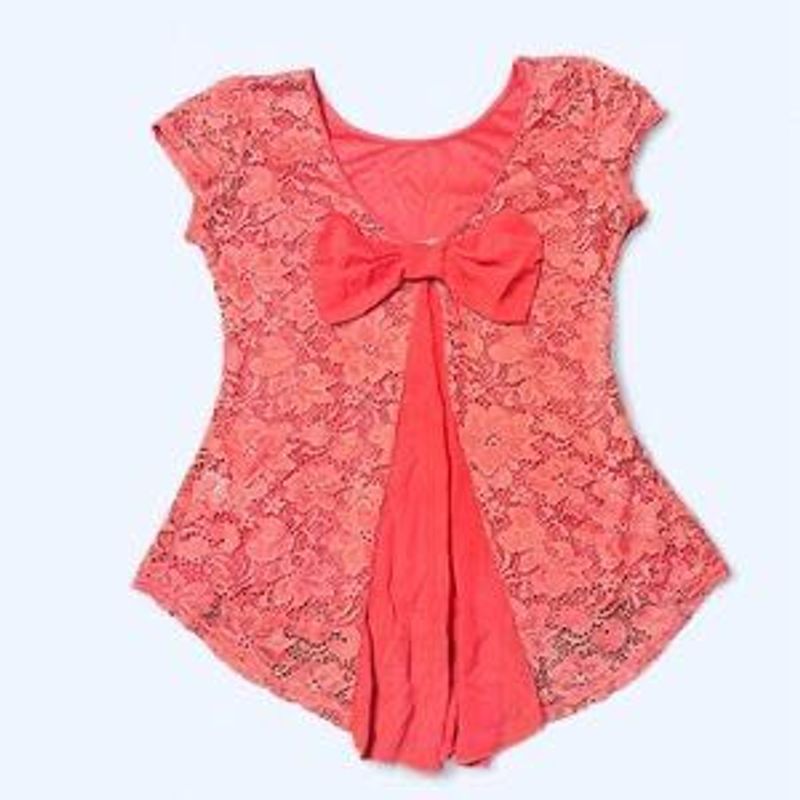 Pink Bow Top