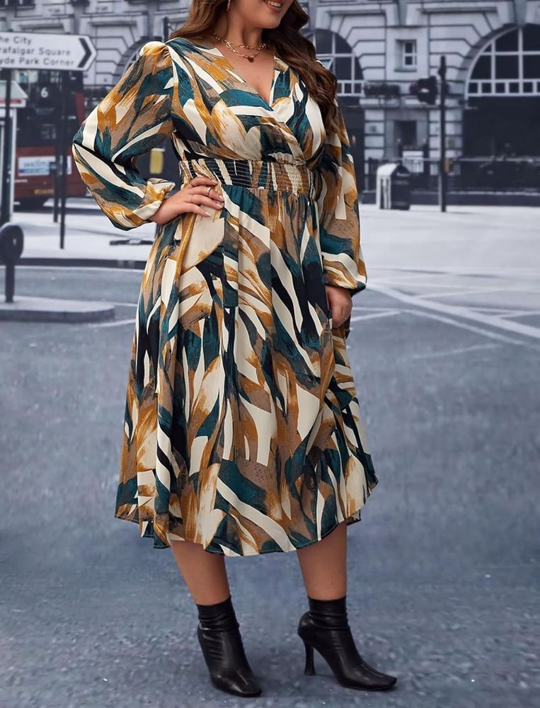 Knee length western dress