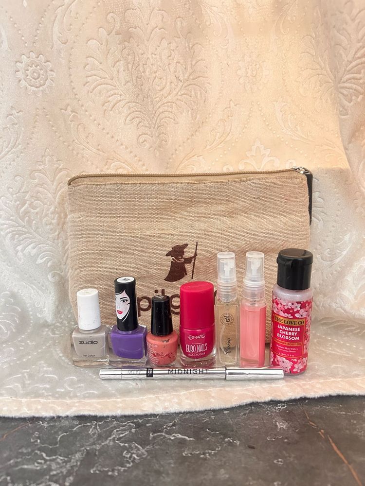 SET OF 8 Beauty Kit with Free Pilgrim Jute Bag