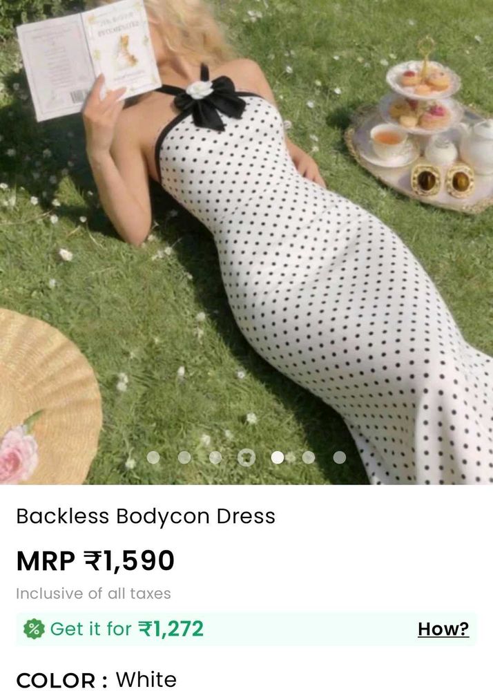 Savana Polka Dot Dress with Bow