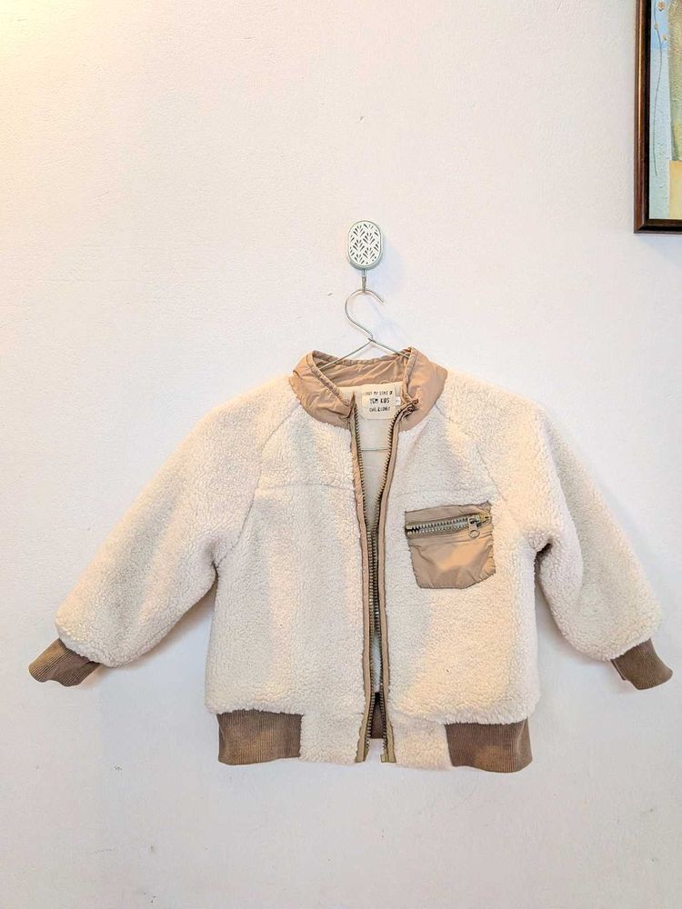 UNISEX Cozy Fleece Bomber Jacket