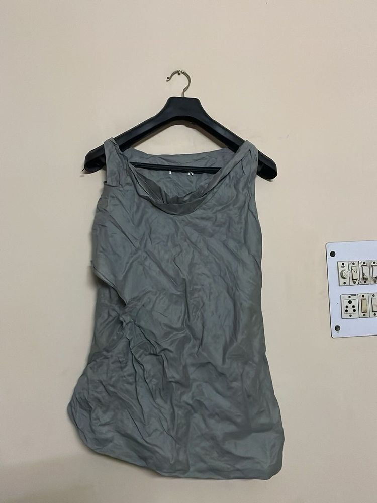 Unique Drape Tunic Top
