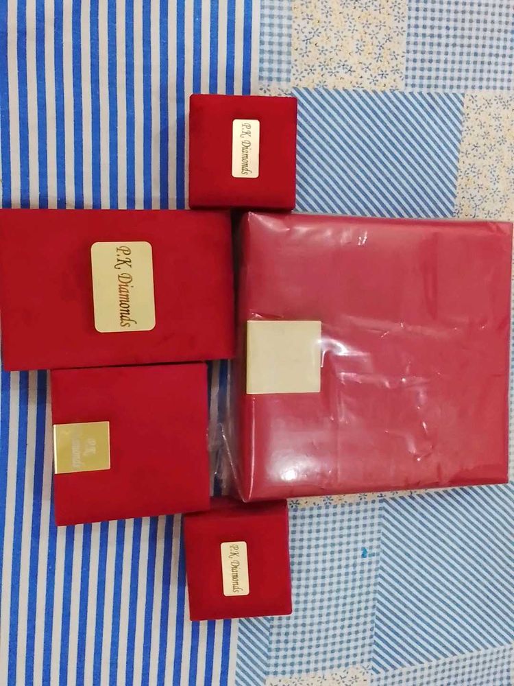 P.K. Diamonds Jewellery Set Boxes