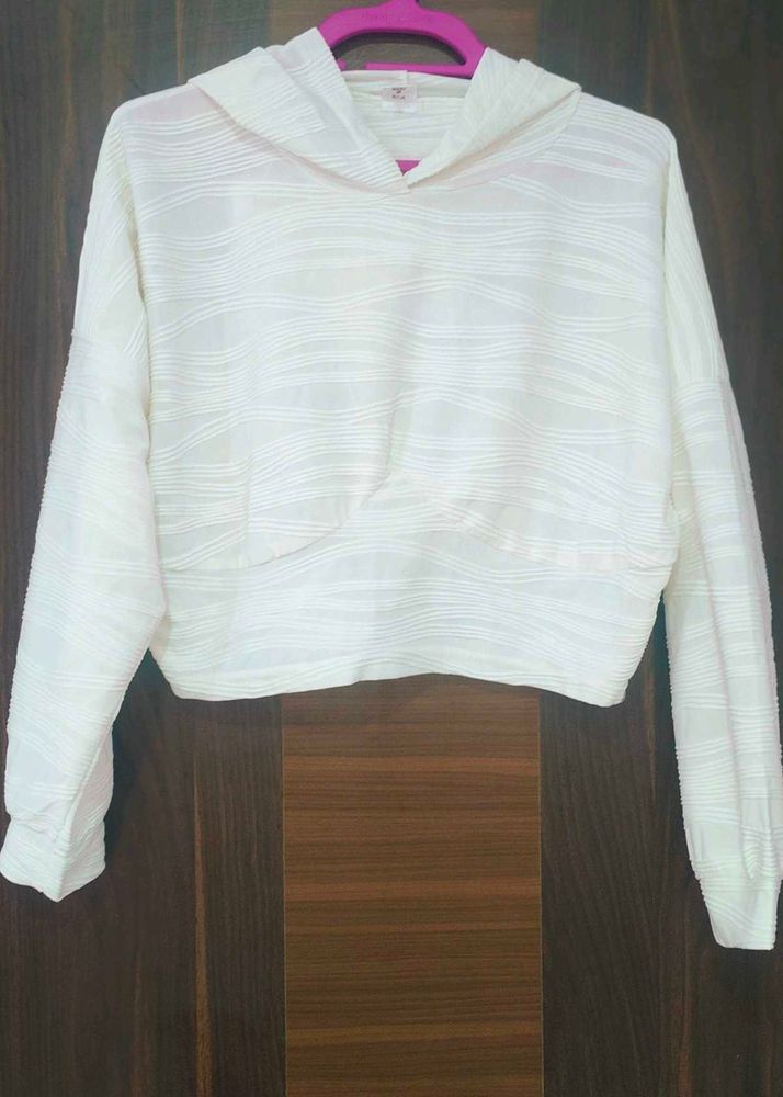 Cute White Hoodie