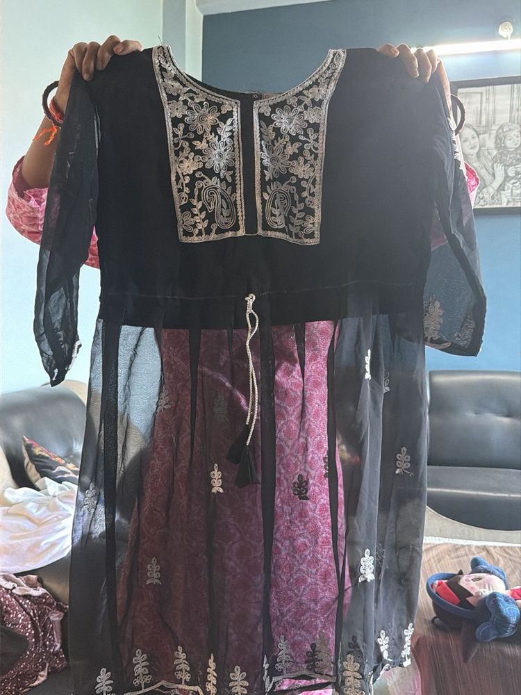 Elegant Black Kurta