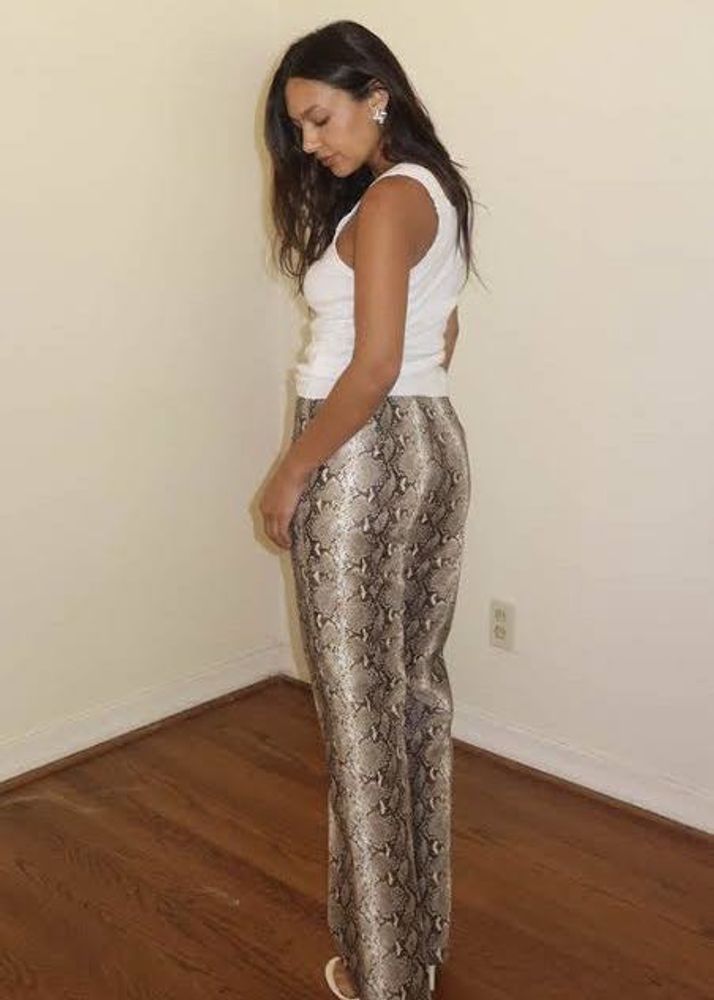 H&amp;M Stylish Snake Print Pants