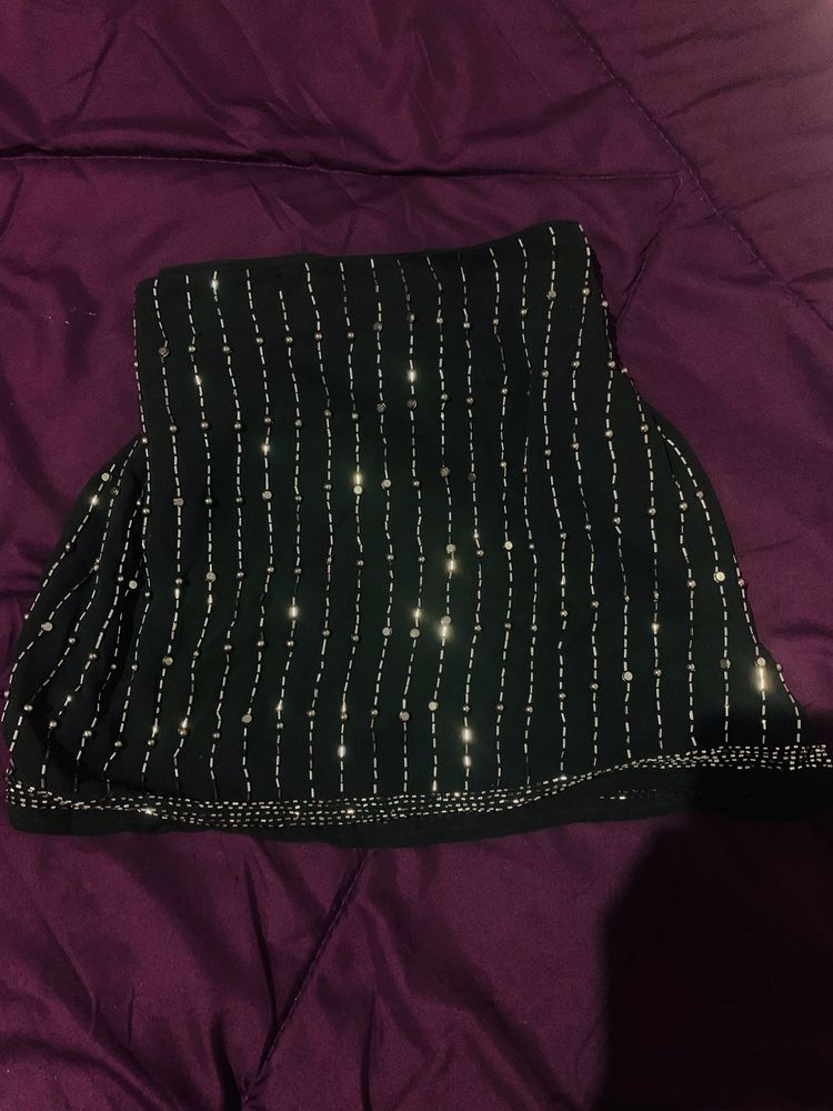 FOREVER 21 BLING MINI SKIRT