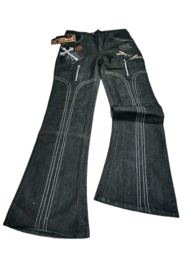 RARE Y2K CHROME HEARTS RAW DENIM