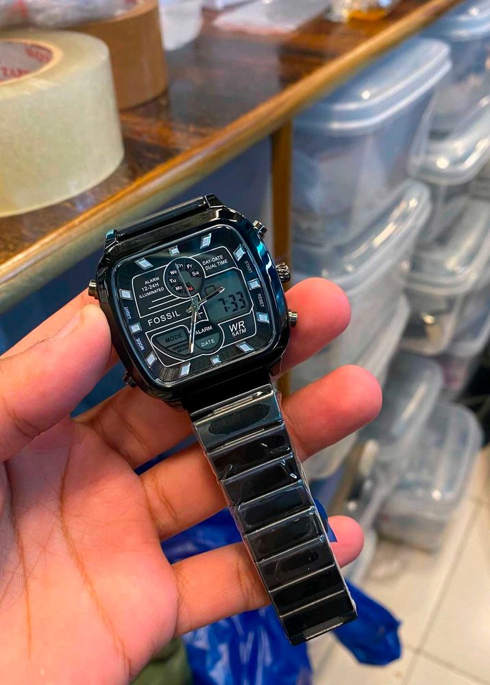 Fossil Square Dial DIGITAL WATCH FOR MENS PREMIUM