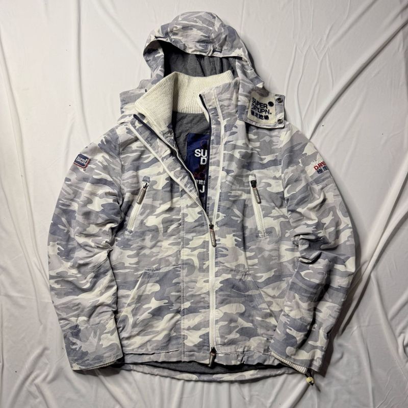 Superdry Camouflage Hooded Jacket