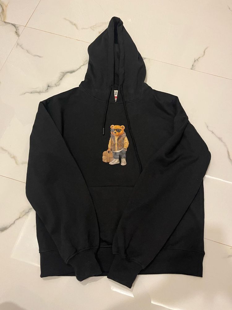 Streetwear Pullover Hoodie – Black(freesize)