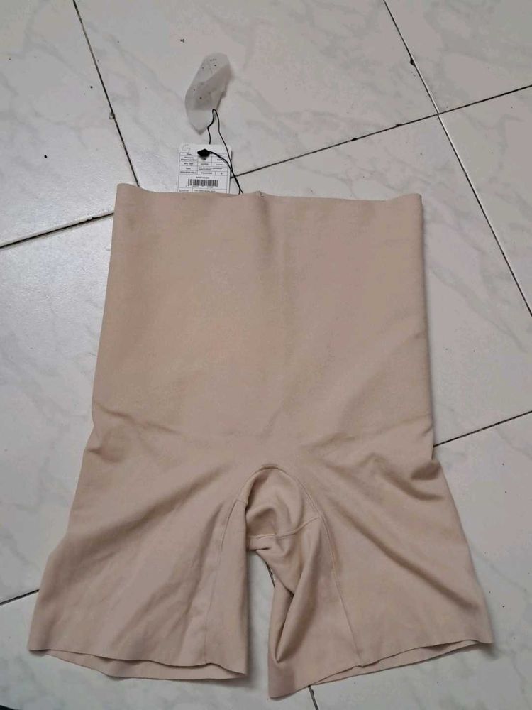 Nude High Waisted Shapewear Shorts - Size M