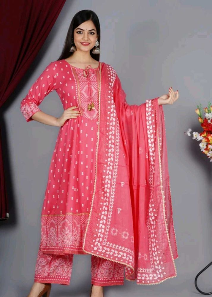 Beautiful Pink Kurta Set