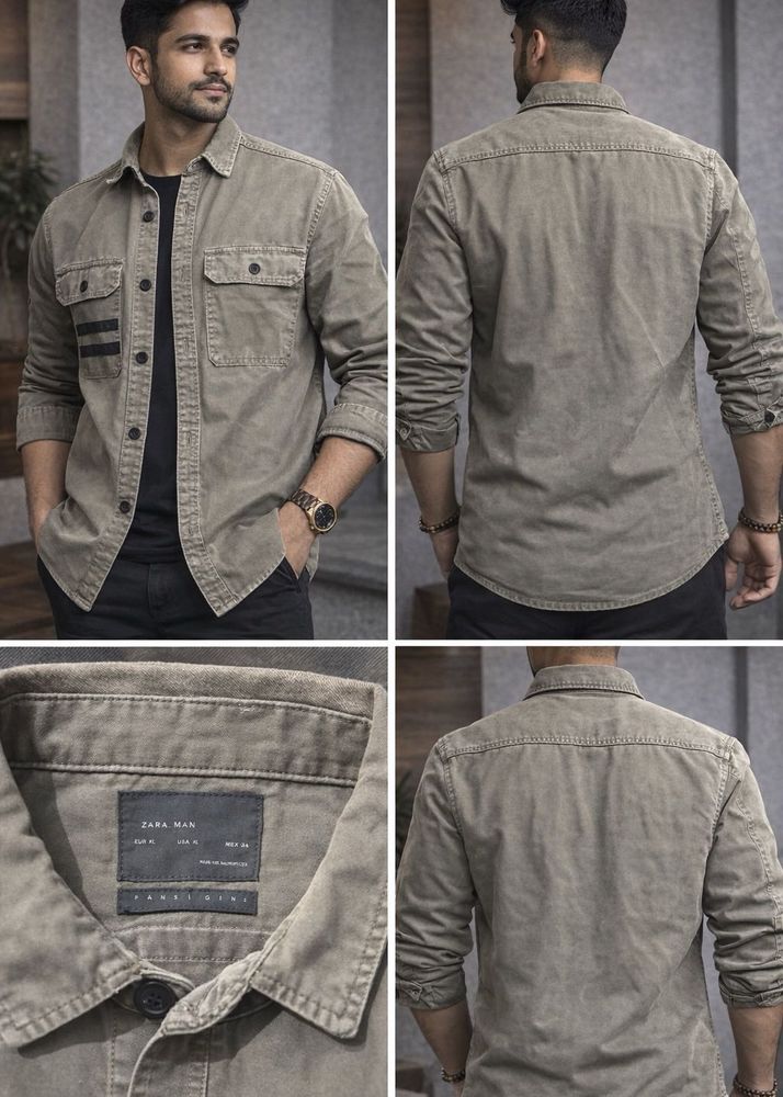 Zara Man Casual Button Down Shirt