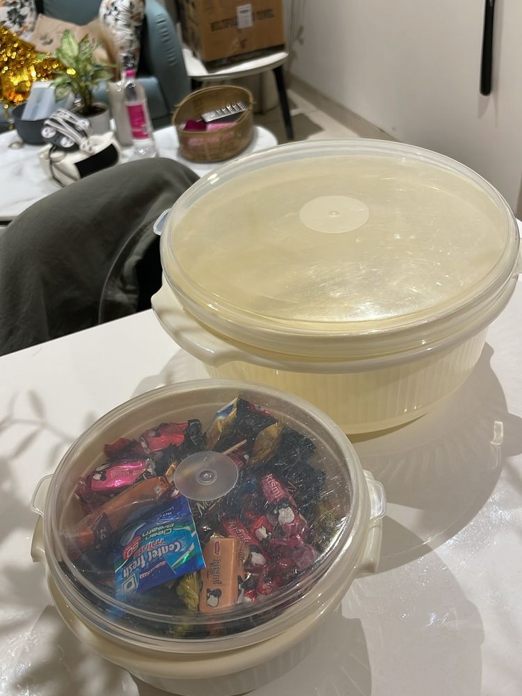 Plastic Containers Set of 3