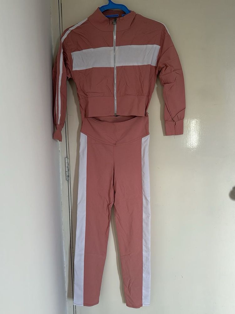 Pink Tracksuit Set