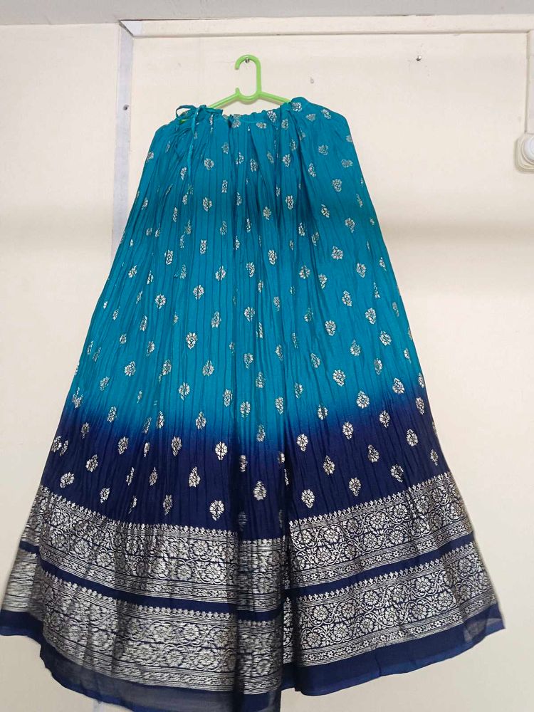Double Shaded Blue Lehenga