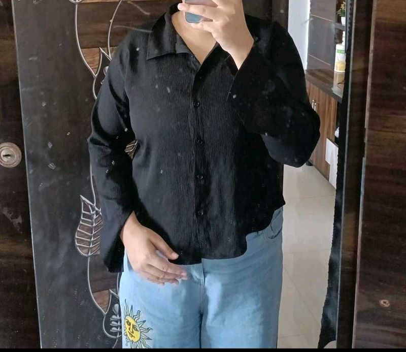 black shirt