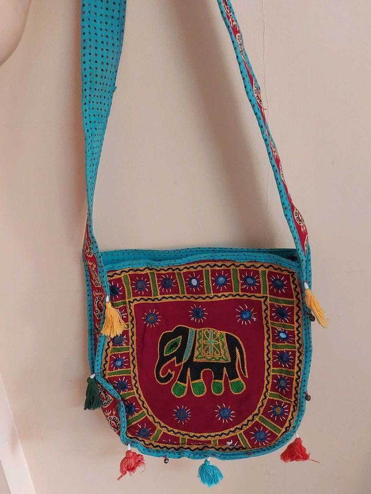 Boho Elephant Sling Bag