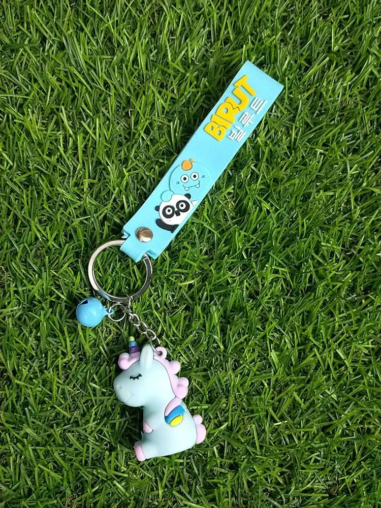 Cute Unicorn 🦄 Long Keychain With Strap