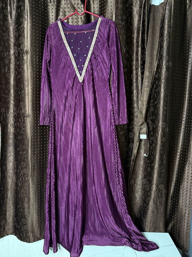 Purple Long Dress 💜