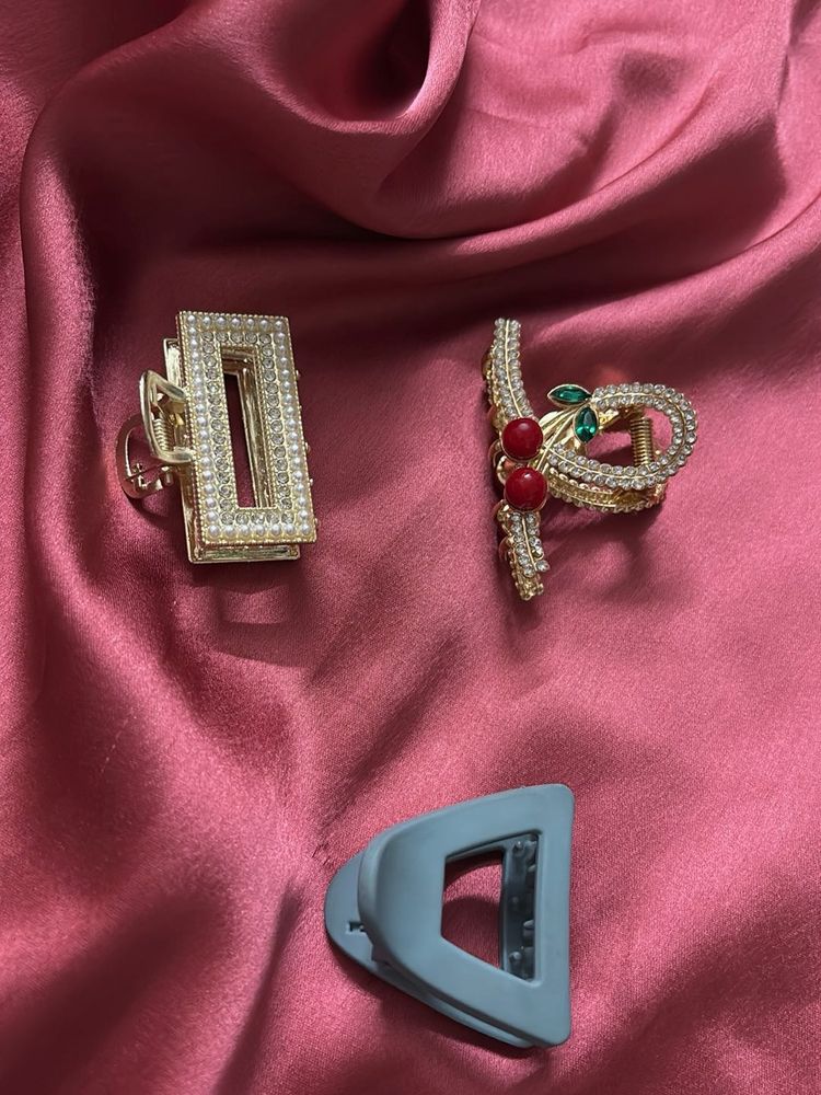 Hair Claw Clip Set (3 Pieces)