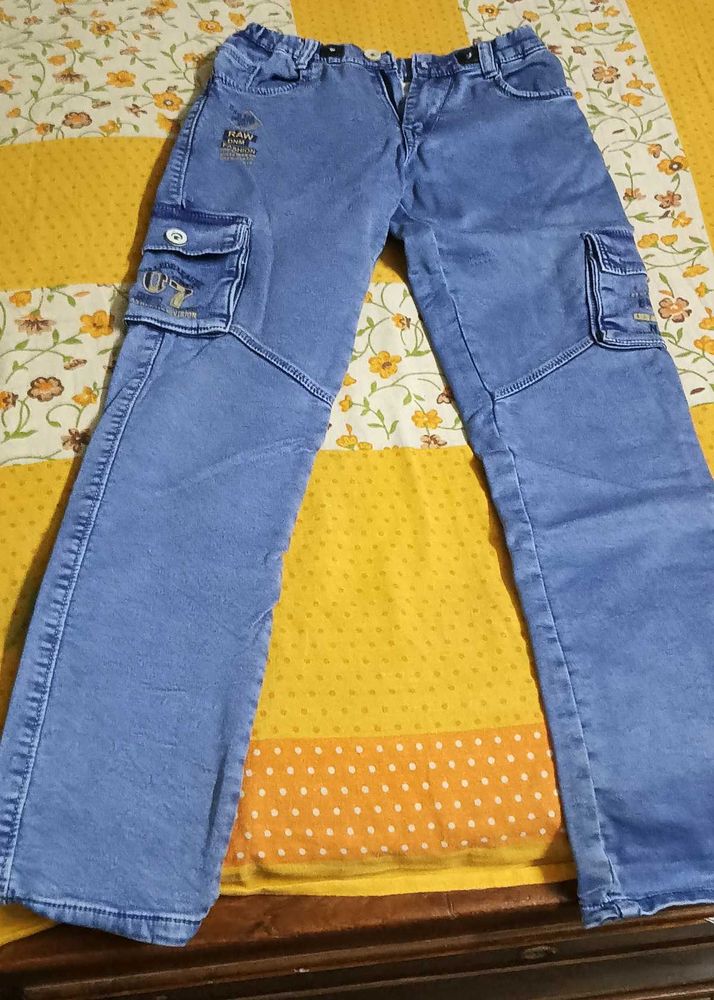 Blue Cargo Jeans