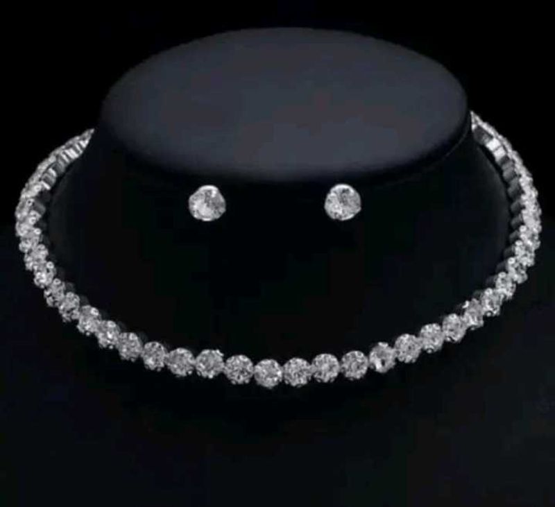 Silver Plated necklace Set.....