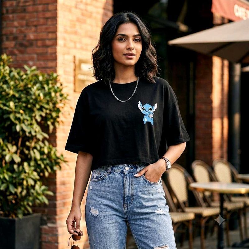 Cute Stitch Graphic T-Shirt
