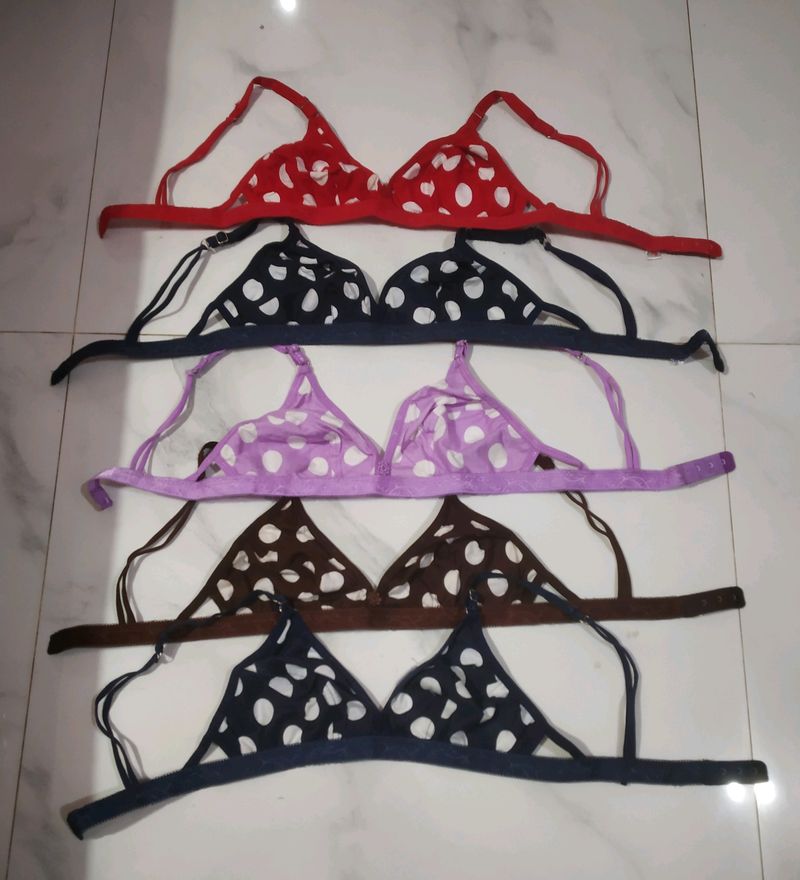 Polka Dot Design Bra