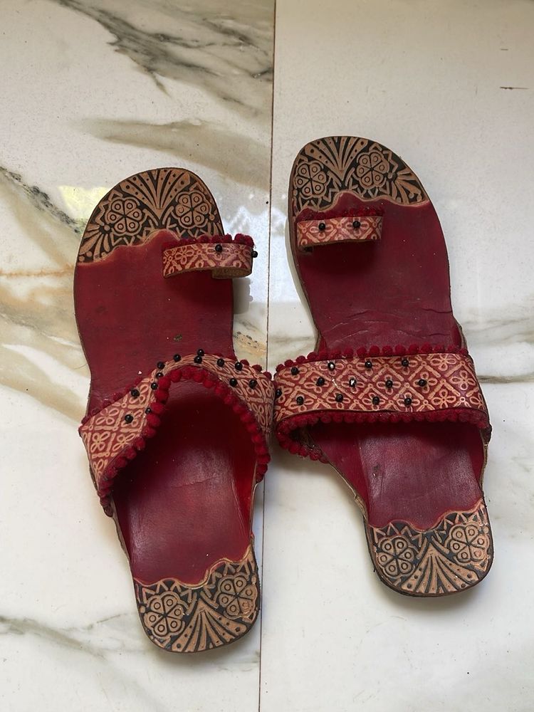 Red Ethnic Flats