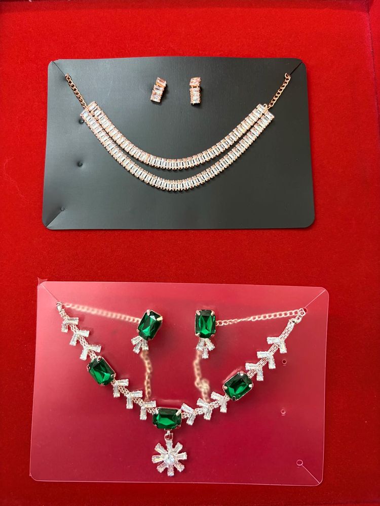 Elegant Necklace and Earring Sets