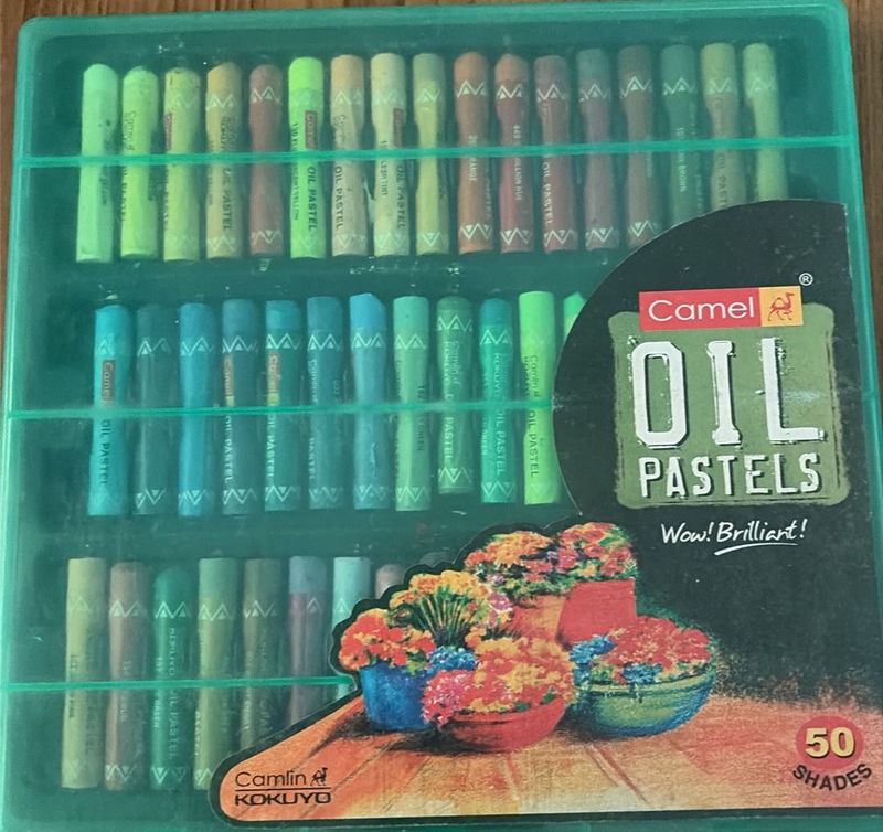 Camel Oil Pastels - 50 Shades