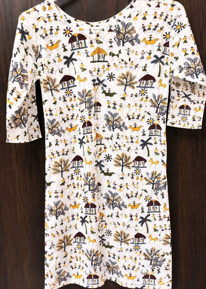 🤍Printed Short Kurti – New / Unused