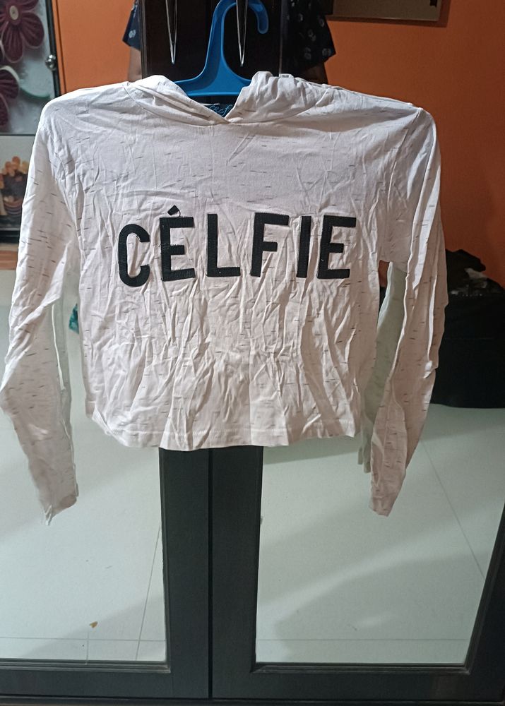 Crop Hoody T-shirt