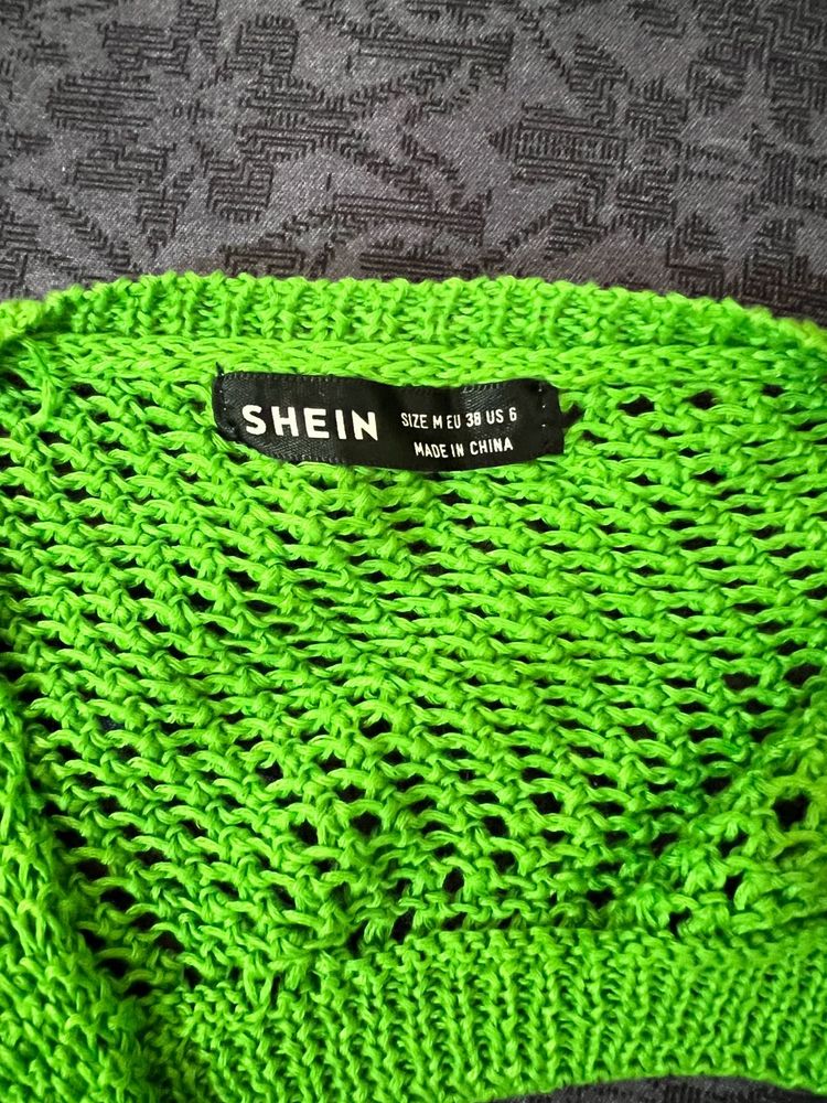 Shein Neon Green beach 👗