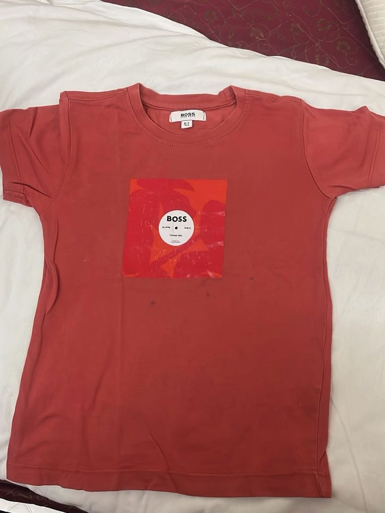 BOSS T-Shirt with Graphic Print