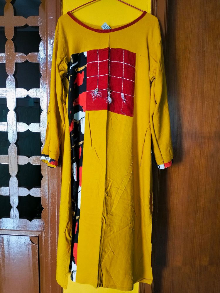 Mustard Kurti