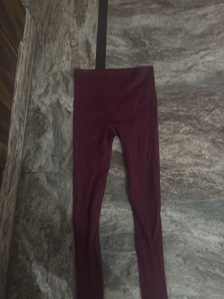 Maroon Leggings