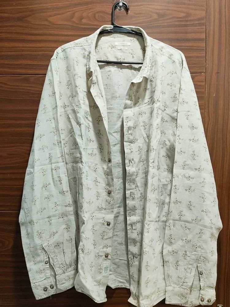 Men's Floral Print Casual Shirt