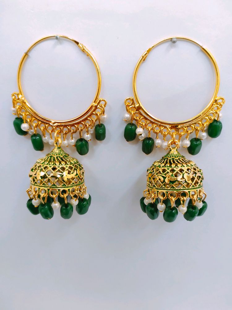Bali With Jhumki Earrings For Girls/Womens
