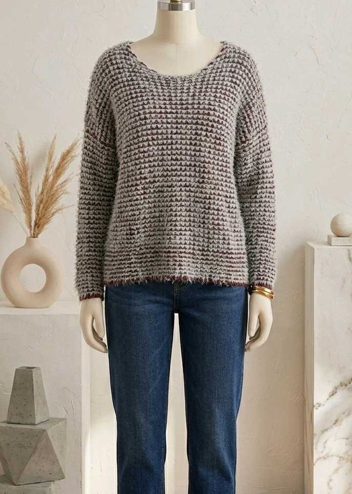 Cozy Knit Sweat shirt for women